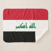 Couverture Sherpa Drapeau Iraq (Devant (Horizontal))
