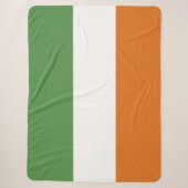 Couverture Sherpa Drapeau irlandais (Devant)