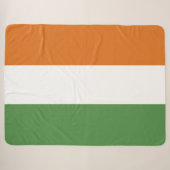 Couverture Sherpa Drapeau irlandais (Devant (Horizontal))
