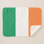Couverture Sherpa Drapeau irlandais (Devant (Horizontal))