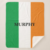 Couverture Sherpa Drapeau irlandais de la coutume de Sherpa (Devant)