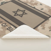 Couverture Sherpa Drapeau israélien du désert (3/4)