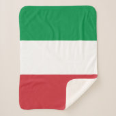 Couverture Sherpa Drapeau Italie (Devant)