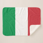 Couverture Sherpa Drapeau Italie (Devant (Horizontal))