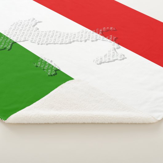 Couverture Sherpa Drapeau italien (3/4)