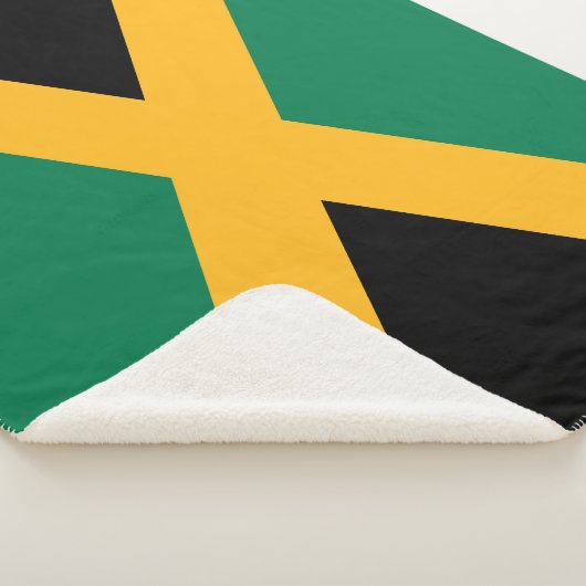Couverture Sherpa Drapeau Jamaïque (3/4)