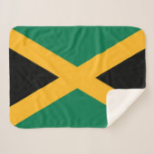 Couverture Sherpa Drapeau Jamaïque (Devant (Horizontal))