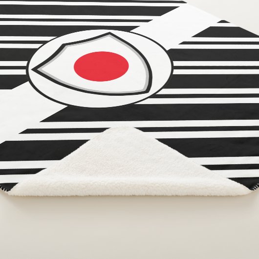 Couverture Sherpa Drapeau japonais (3/4)