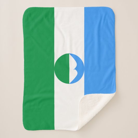 Couverture Sherpa Drapeau Kabardino Balkaria (Devant)