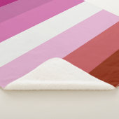 Couverture Sherpa Drapeau lesbien (3/4)
