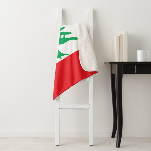 Couverture Sherpa Drapeau libanais (En situation)