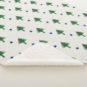 Couverture Sherpa Drapeau Maine d'origine (3/4)