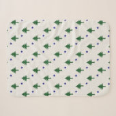 Couverture Sherpa Drapeau Maine d'origine (Devant (Horizontal))