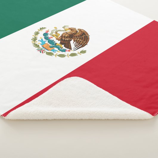 Couverture Sherpa Drapeau mexicain (3/4)