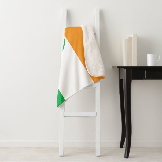 Couverture Sherpa Drapeau Miami (Floride) (En situation)