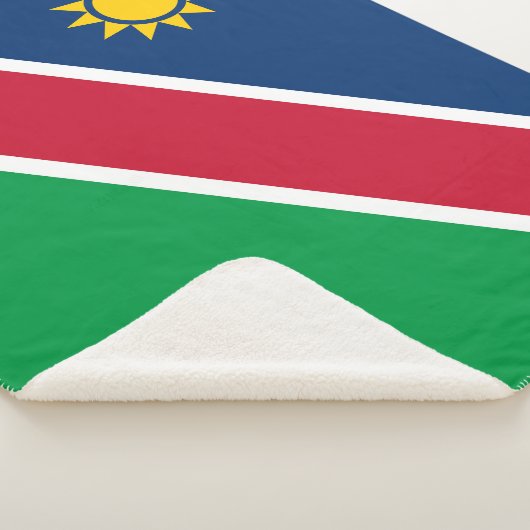 Couverture Sherpa Drapeau Namibie (3/4)