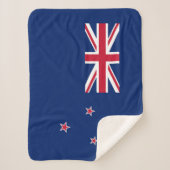 Couverture Sherpa Drapeau néo-zélandais (Devant)