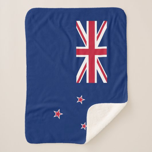 Couverture Sherpa Drapeau néo-zélandais (Devant)