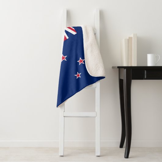 Couverture Sherpa Drapeau néo-zélandais (En situation)