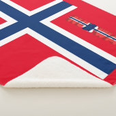 Couverture Sherpa Drapeau norvégien (3/4)