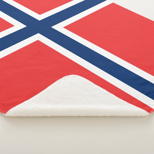 Couverture Sherpa Drapeau norvégien (3/4)