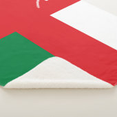 Couverture Sherpa Drapeau Oman (3/4)