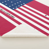 Couverture Sherpa Drapeau patriotique de l'atoll de Bikini (3/4)