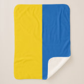 Couverture Sherpa Drapeau patriotique ukrainien (Devant)