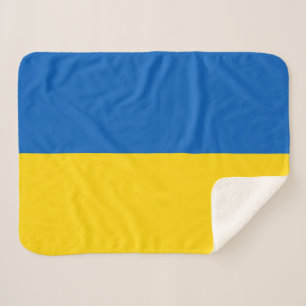 Couverture Sherpa Drapeau patriotique ukrainien