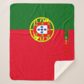 Couverture Sherpa Drapeau portugais (Devant)