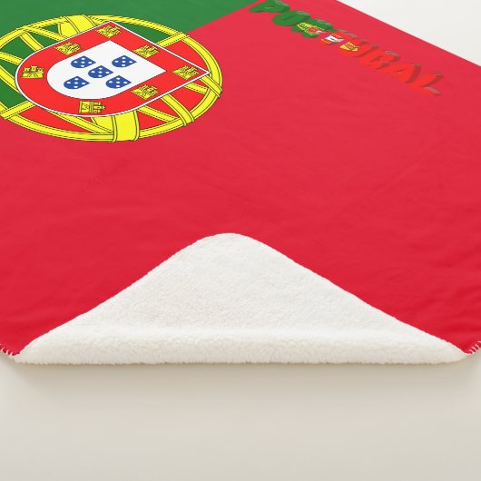 Couverture Sherpa Drapeau portugais (3/4)