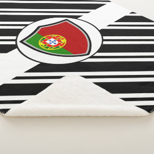 Couverture Sherpa Drapeau portugais