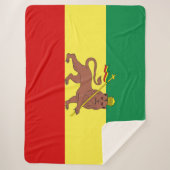 Couverture Sherpa Drapeau rastafarien (Rastafarianisme) (Rasta) (Devant)