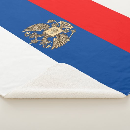Couverture Sherpa Drapeau russe (3/4)