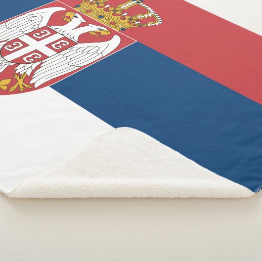 Couverture Sherpa Drapeau serbe (3/4)