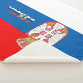 Couverture Sherpa Drapeau serbe (3/4)