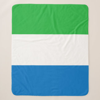 Couverture Sherpa Drapeau Sierra Leone
