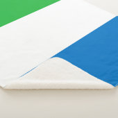 Couverture Sherpa Drapeau Sierra Leone (3/4)