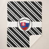 Couverture Sherpa Drapeau slovaque (Devant)