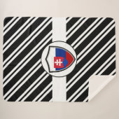 Couverture Sherpa Drapeau slovaque (Devant (Horizontal))