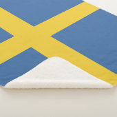 Couverture Sherpa Drapeau suédois (3/4)