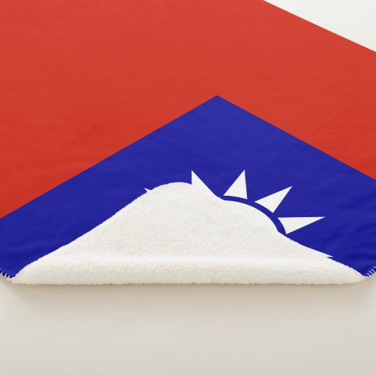 Couverture Sherpa Drapeau taïwanais (3/4)