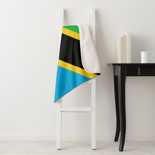 Couverture Sherpa Drapeau tanzanien (En situation)
