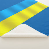 Couverture Sherpa Drapeau Ukraine (3/4)