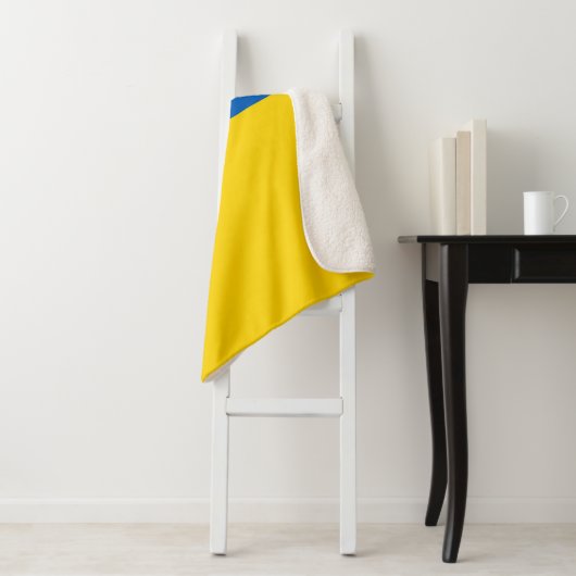Couverture Sherpa Drapeau ukrainien (En situation)