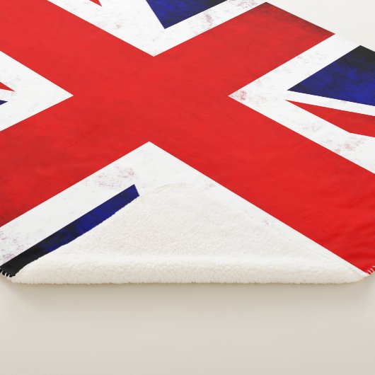 Couverture Sherpa Drapeau Union Jack britannique (3/4)