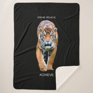 Couverture Sherpa Dream Believe Atteindre Citation Motivationnelle T