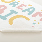 Couverture Sherpa Dream Big Pastel Hearts (3/4)