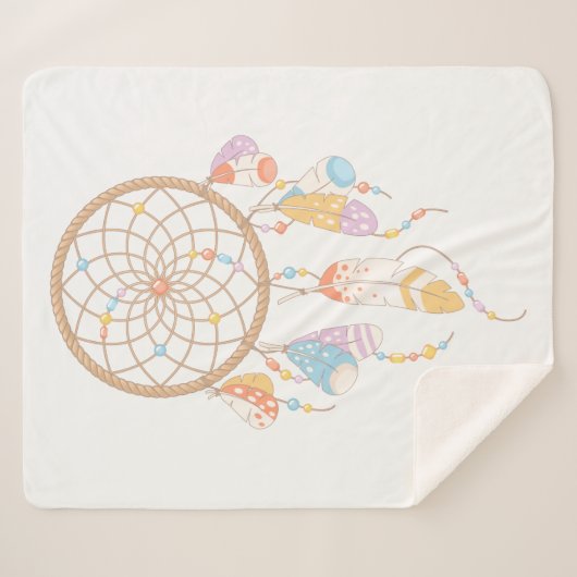 Couverture Sherpa Dreamcatcher (Devant (Horizontal))