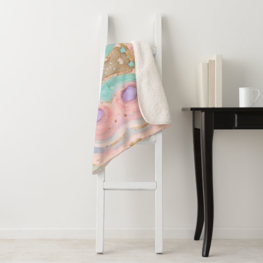 Couverture Sherpa Dreamy Mist Sherpa BlanketDreamy Mist Sherpa Blank (En situation)